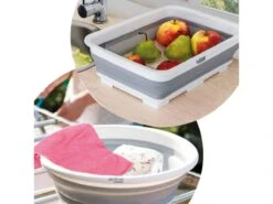 Merkloos Nordix 3-delige Opvouwbare Emmerset - Grey -Buiten Kamperen bc49105c2d52d678