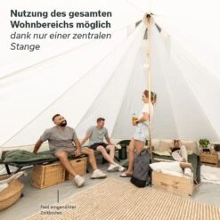 Skandika Tipii 400 Technical Cotton Tent -Buiten Kamperen be2e9be18f351e4e