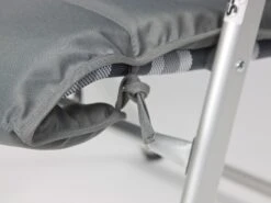 Bo-Camp Grey Universeel Gepolsterd Stoelkussen -Buiten Kamperen bo camp luxe stoelkussen 3 ecommerce daf7