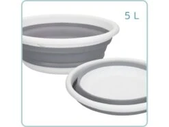 Merkloos Nordix 3-delige Opvouwbare Emmerset - Grey -Buiten Kamperen c504b1b8b5ac7b3f