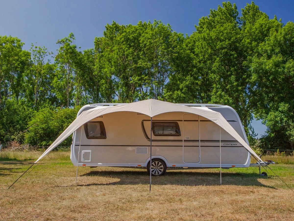 Campooz Trekking Caravanluifel 400 Cm - Beige 4 Campooz Trekking Caravanluifel 400 Cm - Beige - Afbeelding 2