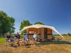 Campooz Trekking Caravanluifel 400 Cm - Beige 11 Campooz Trekking Caravanluifel 400 Cm - Beige -Buiten Kamperen campooz trekking luifel beige 3 ecommerce 6