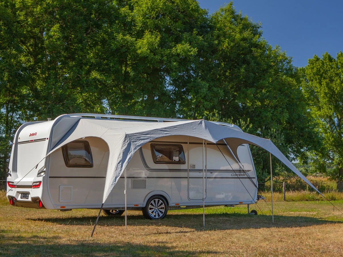 Campooz Trekking Caravanluifel 275 Cm - Grijs 5 Campooz Trekking Caravanluifel 275 Cm - Grijs - Afbeelding 3