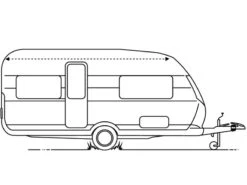 Campooz Trekking Caravanluifel 300 Cm - Grijs -Buiten Kamperen campooz trekking luifel maatvoering ecommerce 12