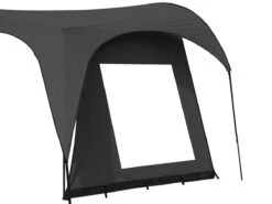 Campooz Travelling Zijwand Met Raam - Zwart