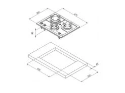 CAN PC1323 Inbouw Gaskookplaat 5 CAN PC1323 Inbouw Gaskookplaat -Buiten Kamperen canpc13231 1 ecommerce