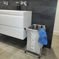 IVOL 1 Vak Zwart Opvouwbare Wasmand -Buiten Kamperen cb3e38ac4c07008b