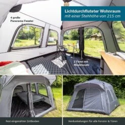 Skandika Hognes 4 Protect Quick-Start Dagtent 10 Skandika Hognes 4 Protect Quick-Start Dagtent -Buiten Kamperen cdcd935d849b7f7d