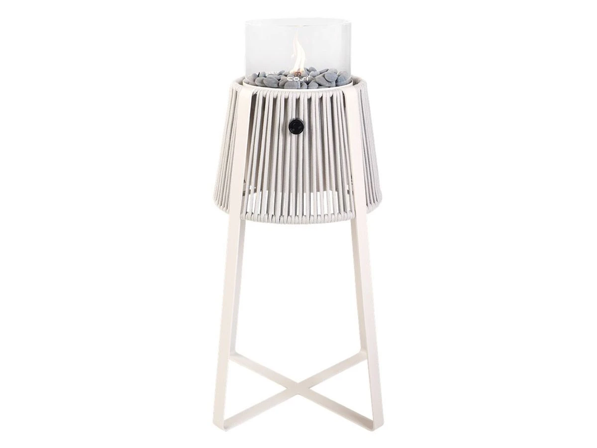 Cosi Fires Cosiscoop Rope Gaslantaarn - Warm Grey 3 Cosi Fires Cosiscoop Rope Gaslantaarn - Warm Grey