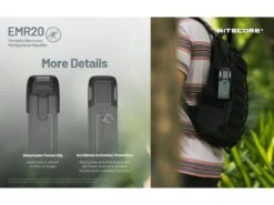 Nitecore EMR20 Oplaadbare Muggenverjager 13 Nitecore EMR20 Oplaadbare Muggenverjager -Buiten Kamperen d587fb3f1ad1009b