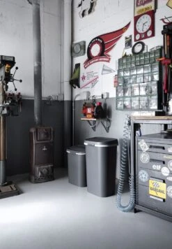 Curver Mistral Flat 50 Liter Prullenbak - Antraciet -Buiten Kamperen d8f3503ad810a61c