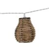 Merkloos Decorative Lighting 10 LED Rattan Sfeerverlichting -Buiten Kamperen decorative lighting 10 led rattan sfeerverlichting ecommerce