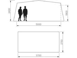 Dometic Residence AIR Tour Maat 13 (940 - 965 Cm) Opblaasbare Caravanvoortent -Buiten Kamperen dometic residence air all season 13 ecommerce 2