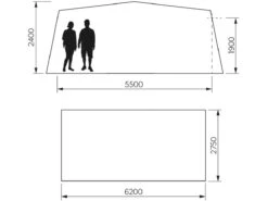 Dometic Residence AIR Tour Maat 15 (990 - 1015 Cm) Opblaasbare Caravanvoortent -Buiten Kamperen dometic residence air all season 15 ecommerce 2