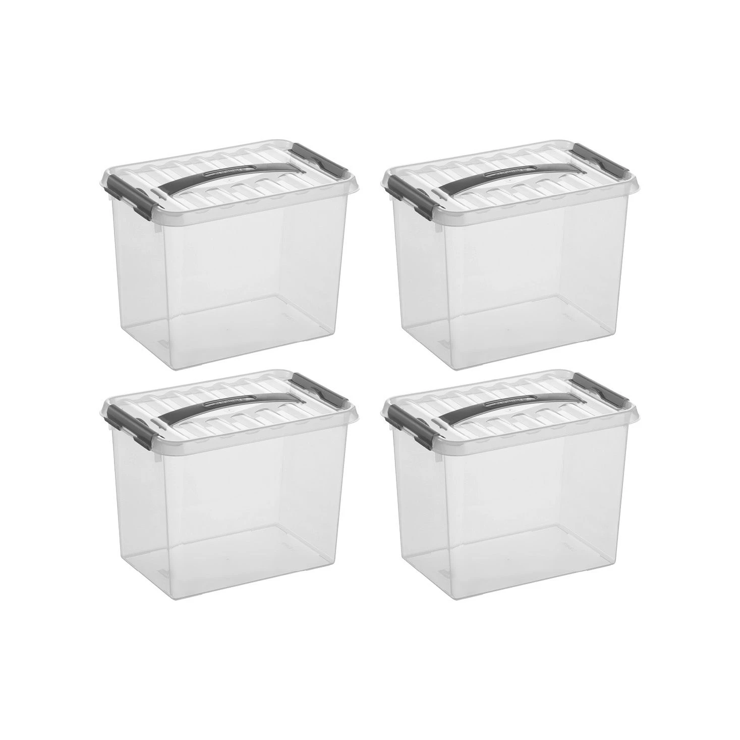 Sunware Q-line 9 Liter Set Van 4 Opbergboxen 3 Sunware Q-line 9 Liter Set Van 4 Opbergboxen