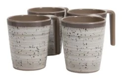 Bo-Camp Halo L Set Van 4 Melamine Mokken - Beige 10 Bo-Camp Halo L Set Van 4 Melamine Mokken - Beige -Buiten Kamperen e5de0db9c36a027d