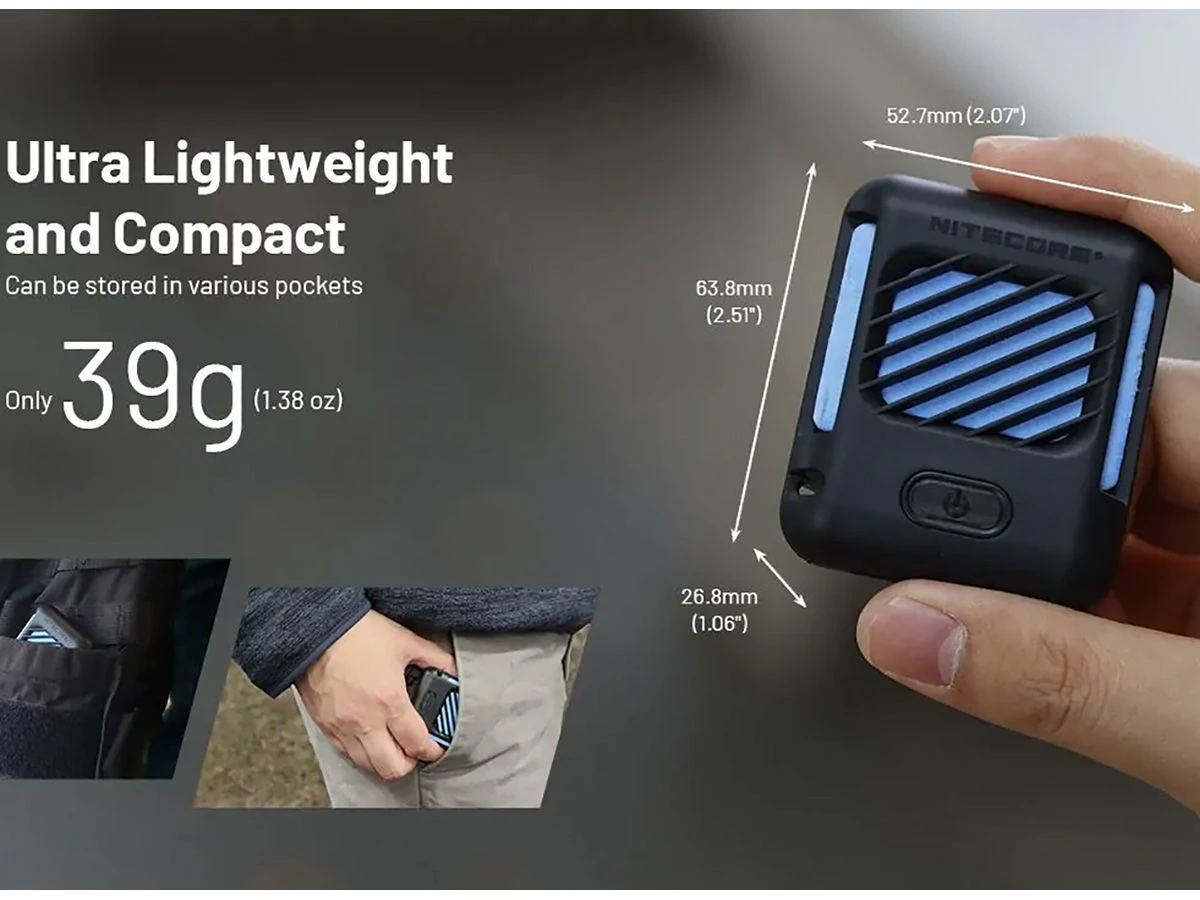 Nitecore EMR05 Muggenverjager - Black 7 Nitecore EMR05 Muggenverjager - Black - Afbeelding 5