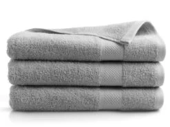 DoubleDry Hotel 70 X 140 Cm Set Van 3 Handdoeken - Grijs