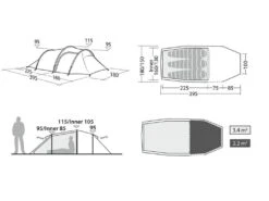 Robens Voyager 3 EXP Tunneltent 13 Robens Voyager 3 EXP Tunneltent -Buiten Kamperen f1cfb28ea35b3c96