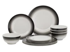 Flamefield Royale Onyx Serviesset - 12-delig