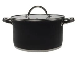 Merkloos RVS ø 24 Cm Black Kookpan