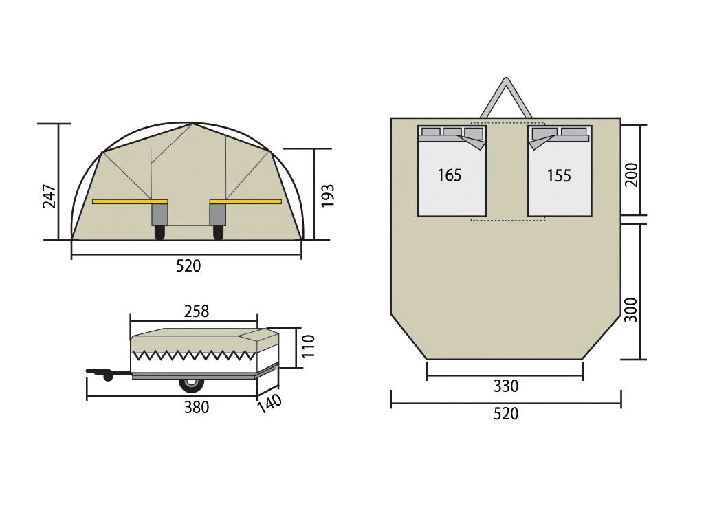 Jamet Dakota Obelink Special Vouwwagen 4 Jamet Dakota Obelink Special Vouwwagen - Afbeelding 2