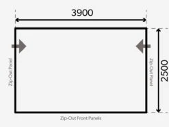 Dometic Rally Air Tour 390 M Voortent -Buiten Kamperen kampa dometic plattegrond rally 390 2021 ecommerce
