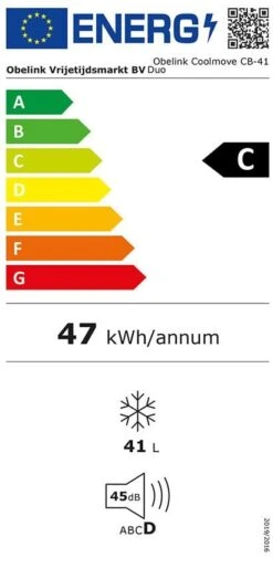 Obelink Coolmove 41 Duo Compressor Koelbox -Buiten Kamperen label coolmove duo ecommerce