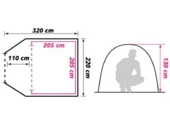 Obelink London 3 Koepeltent -Buiten Kamperen obelink london 3 floor plan ecommerce