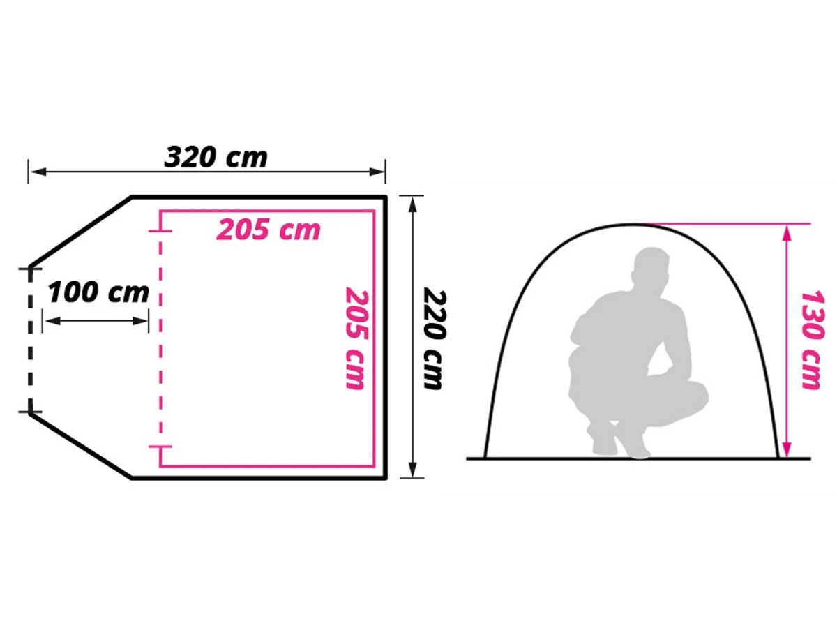 Tweedekans Obelink Shelter 3 CoolDark 5 Tweedekans Obelink Shelter 3 CoolDark - Afbeelding 3