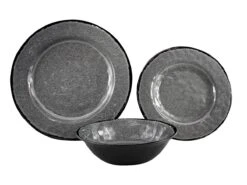 Obelink Stone Grey Serviesset - 12-delig