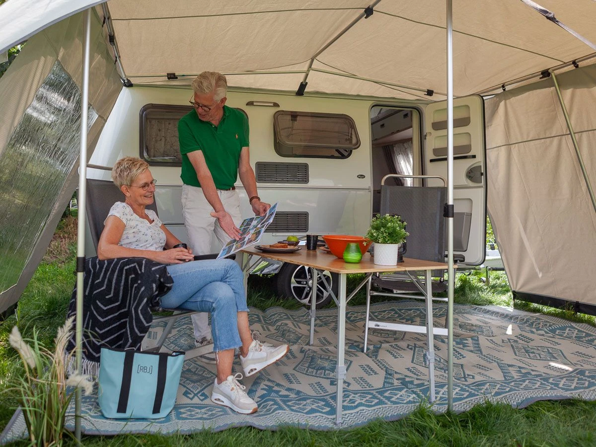 Campooz Travelling Zijwand Met Raam - Zwart 5 Campooz Travelling Zijwand Met Raam - Zwart - Afbeelding 3
