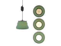 ProPlus Green Siliconen Ø 20 Cm Hanglamp -Buiten Kamperen pro plus silicone 15 hanglamp groen3 ecommerce 1