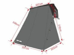 Sheepie Jimba Jimba Plus Luifel Grijs -Buiten Kamperen sheepie jimba plus luifel afmetingen ecommerce 1