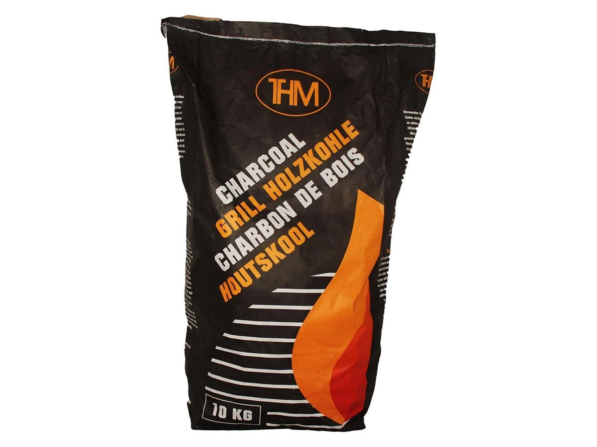 Merkloos THM 10 Kg Houtskool 3 Merkloos THM 10 Kg Houtskool