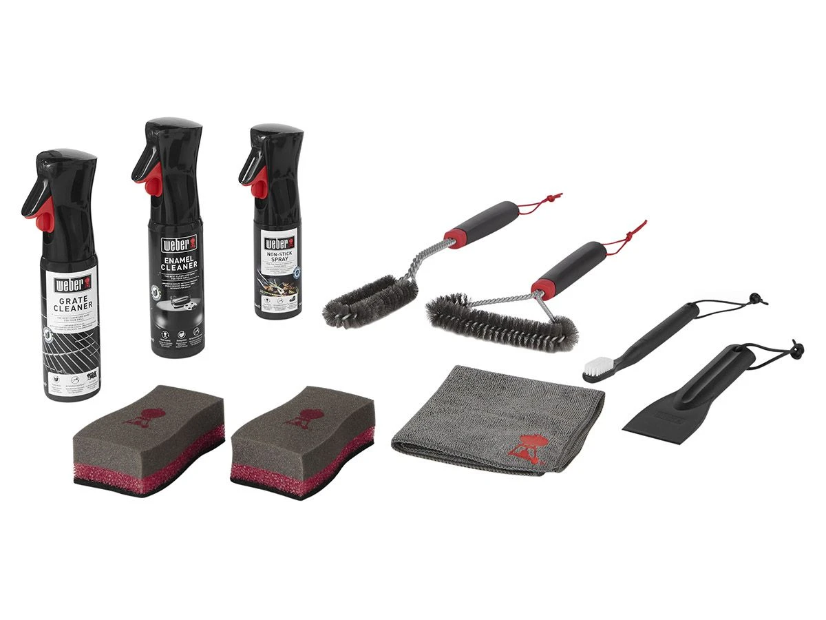 Weber Geëmailleerde Gasbarbecue Reinigingsset 3 Weber Geëmailleerde Gasbarbecue Reinigingsset
